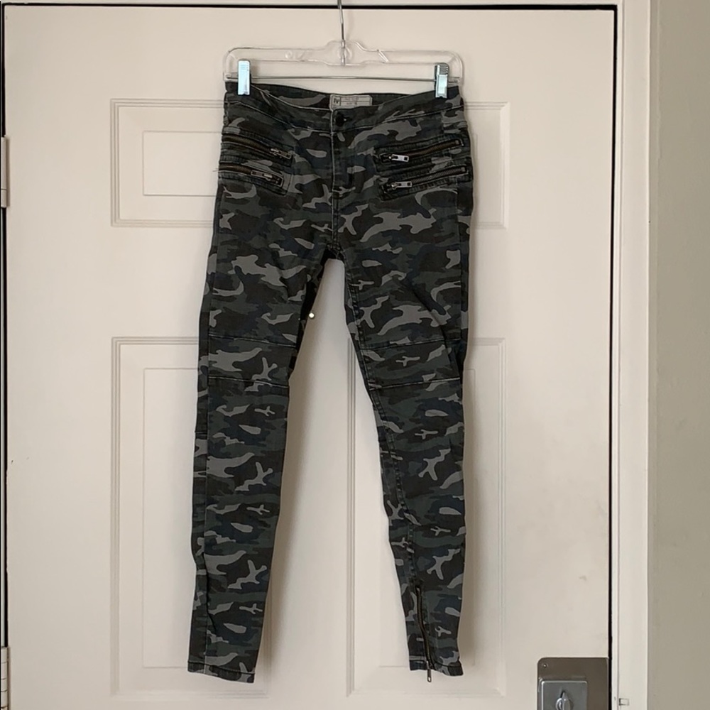 Free People Lennon Printed Denim Skinny